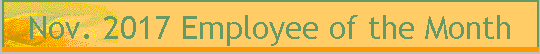 Nov. 2017 Employee of the Month
