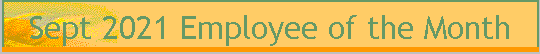 Sept 2021 Employee of the Month