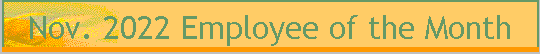 Nov. 2022 Employee of the Month